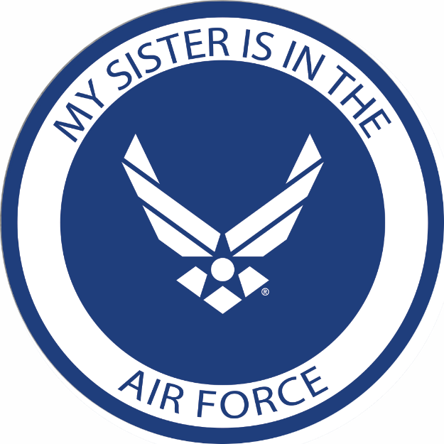 Picture of Mylar Decal - Sister in the Air Force