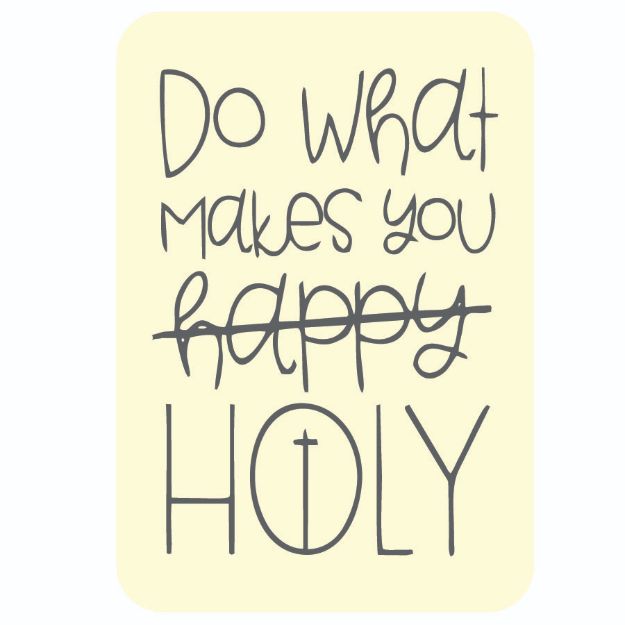 Picture of Die Cut Magnet - Do What Makes You Holy