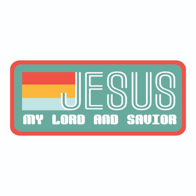 Picture of Die Cut Magnet - JEsus My Lord and Savior