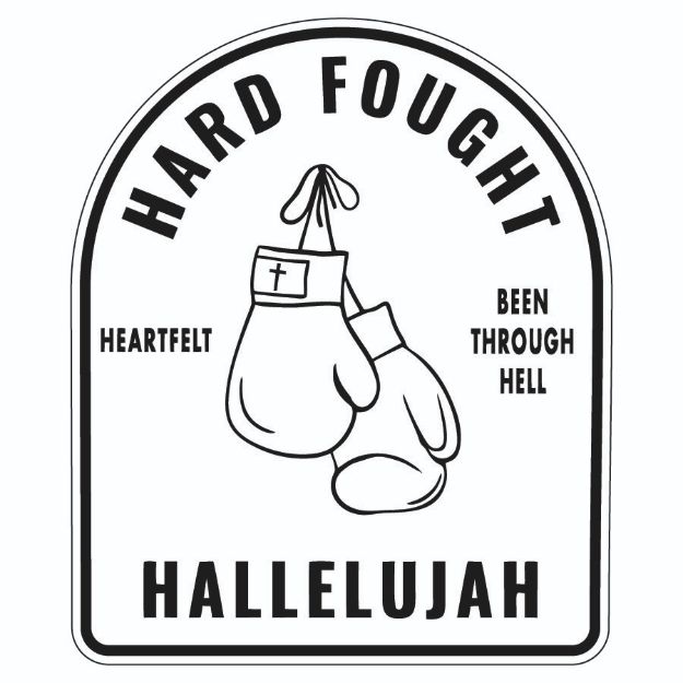 Picture of Die Cut Magnet - Hard Fought Hallelujah