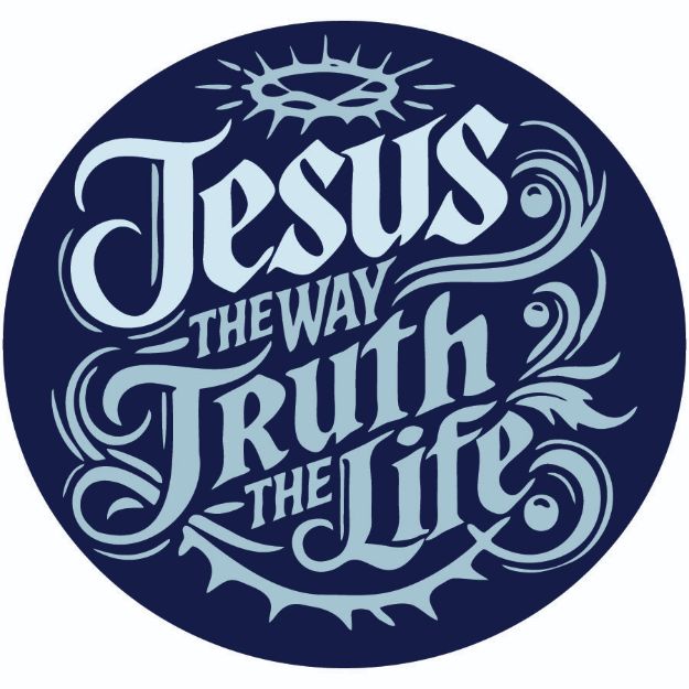 Picture of Die Cut Magnet - Jesus The Way The Truth And The Light