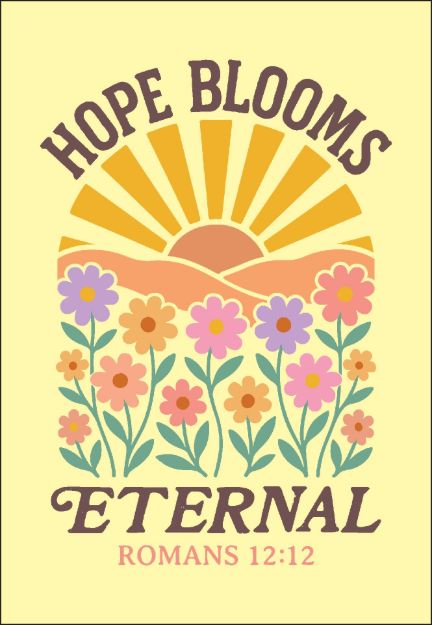 Picture of Sub Magnet - Hope Blooms Eternal Romans 12:12