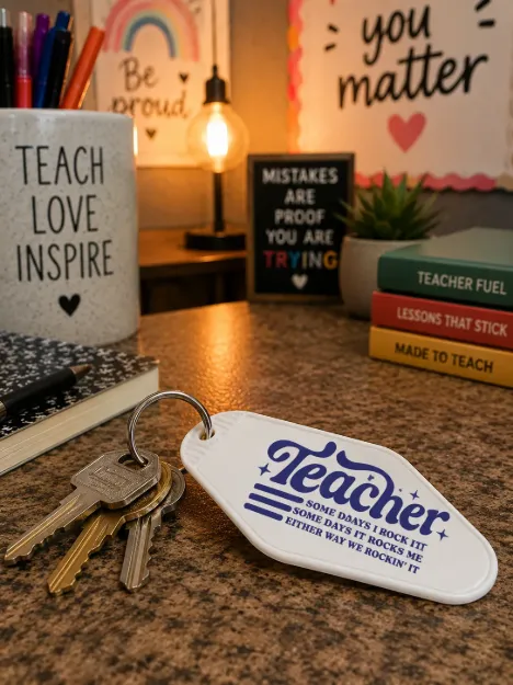 Teachers Rock It Hotel Keytag