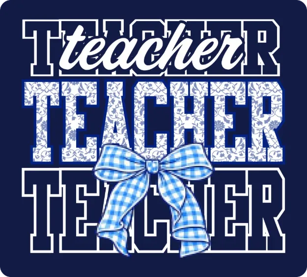 Sticker - Teacher with Bow