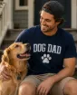 Dog Dad Paw Print