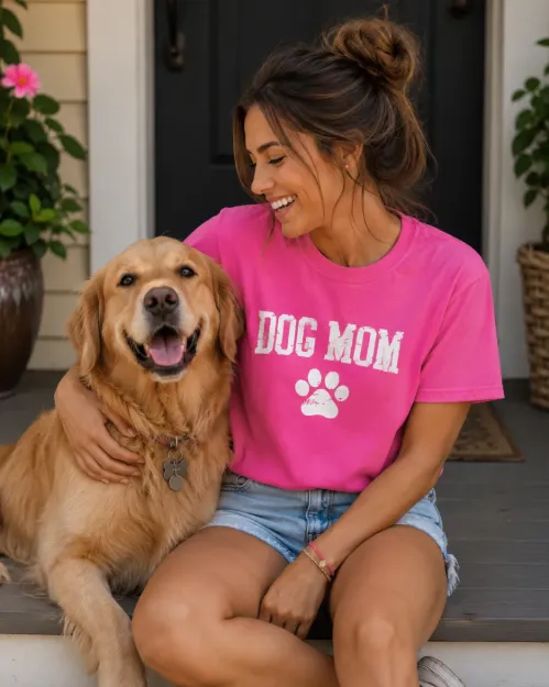 Dog Mom Paw Print