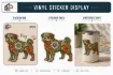 Sticker - Flowered Pug