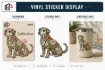 Sticker - Flowered Dalmation