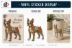 Sticker - Flowered Boston Terrier