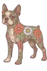 Sticker - Flowered Boston Terrier