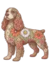 Sticker - Flowered Cocker Spaniel