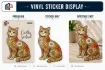 Sticker - Flowered Cat