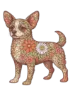 Sticker - Flowered Chihuahua