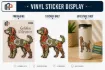 Sticker - Flowered Golden Retreiver