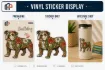 Sticker - Flowered Bulldog
