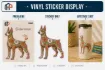 Sticker - Flowered Doberman Pincher