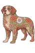 Sticker - Flowered Saint Benard