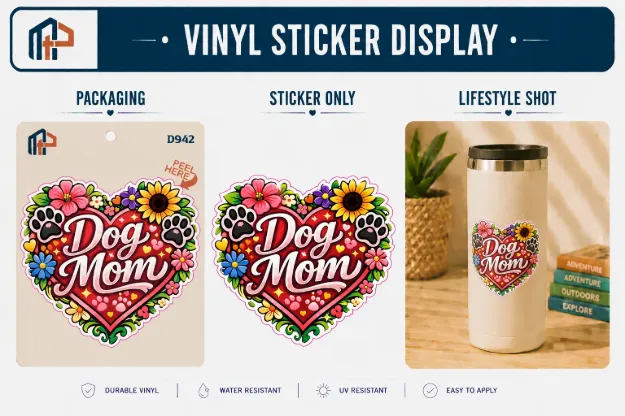 Sticker - Dog Mom Heart