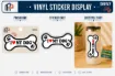 Sticker - I Love My Dog Bone Shape