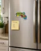 Die Cut Magnet - State of Massachusetts with Elements