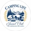 Round Magnet - Camping Life