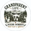 Round Magnet - Grandparent Life Social Club