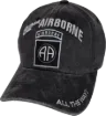 82nd Airborne All The Way Subdue Black Ball Cap
