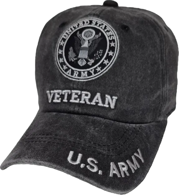 U.S. Army Veteran Subdue Black Ball Cap