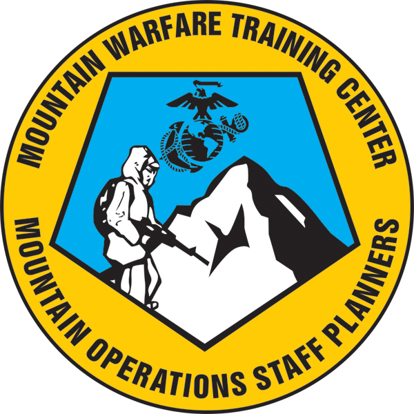 Marine Mountain Warfare Training Center Assault Climber Decal 