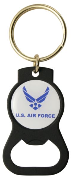 US Air Force Car Keyring Chain Beer Soda Bottle Opener USAF Gift Keychain Ring 
